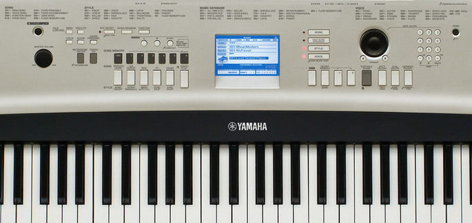 Yamaha YPG-535 controls