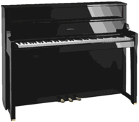 upright digital piano
