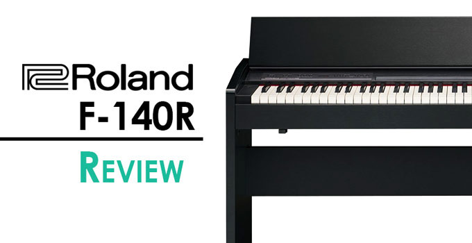 F-140R - white Digital piano with stand Roland