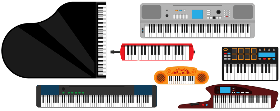 Digital Pianos Keyboards Synths Stage Pianos mashup