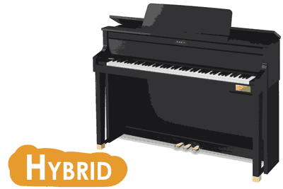 hybrid digital piano