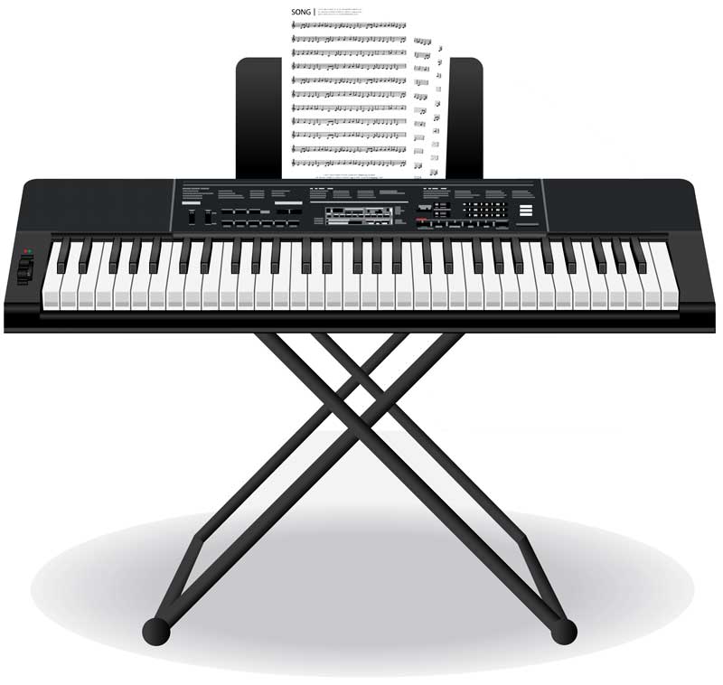 musical instruments pianos and keyboards