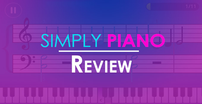 Aplicativo para aprender piano -> Simply Piano