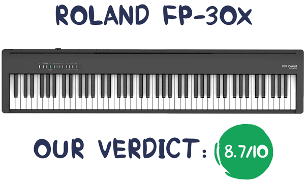 Piano Eléctrico Roland Fp-30x 88 Teclas Bluetooth - Om