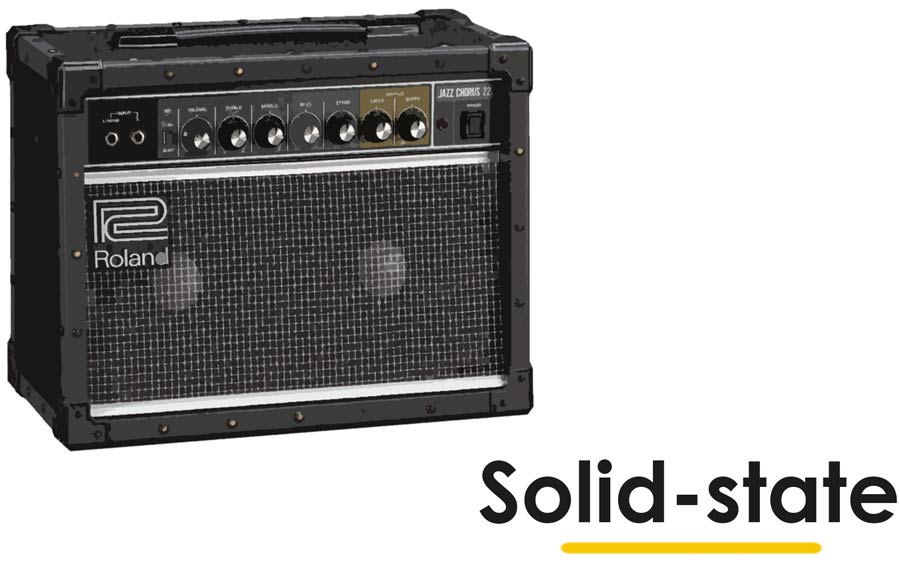 Solid-state guitar amps