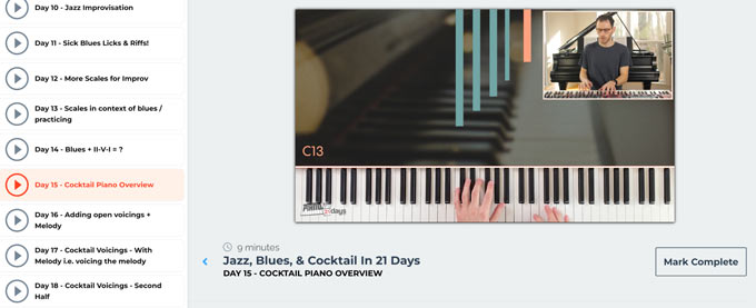 Jazz, Blues & Cocktail in 21 Days